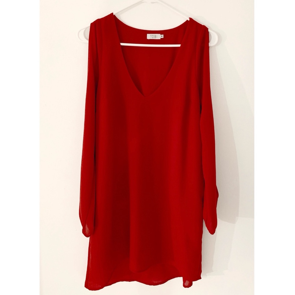 Tobi red dress